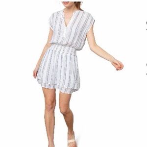 Rails Angelina Smocked Waist Mini Dress